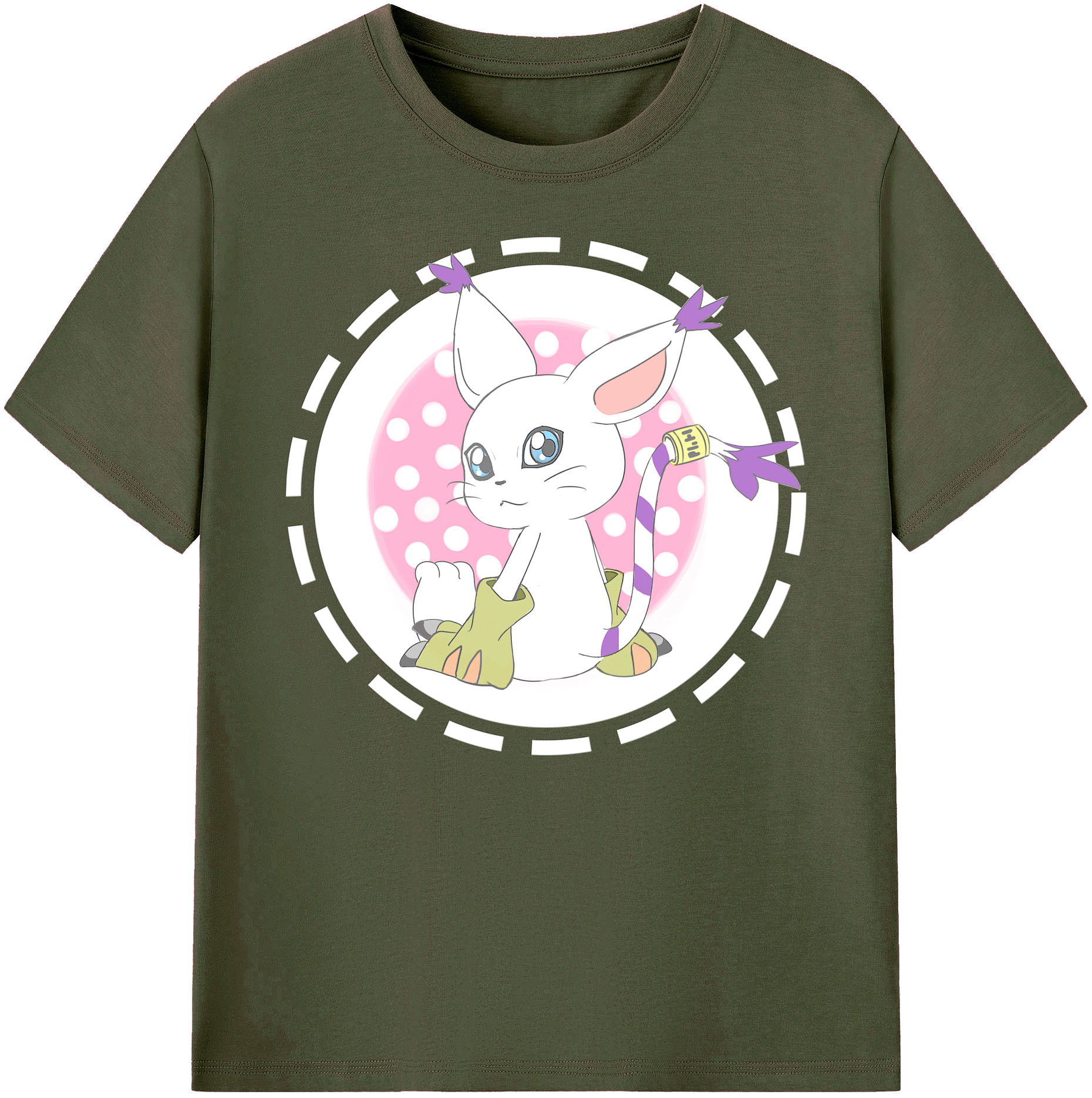 （画像用） Digimon デジタルモンスター/デジモン 綿100％ メンズ半袖Tシャツ｜肌触りやわらか＆通気性